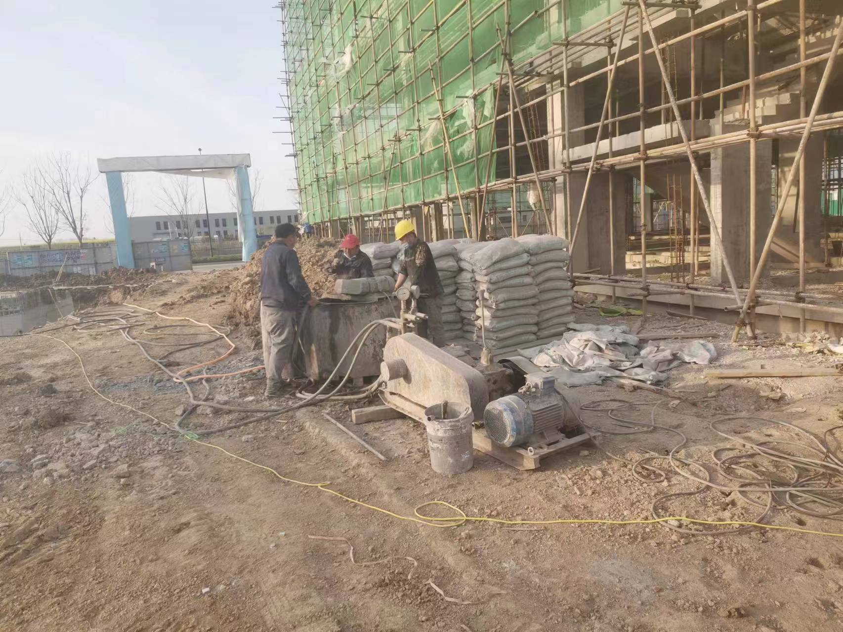 畜禽良种场别墅下沉注浆