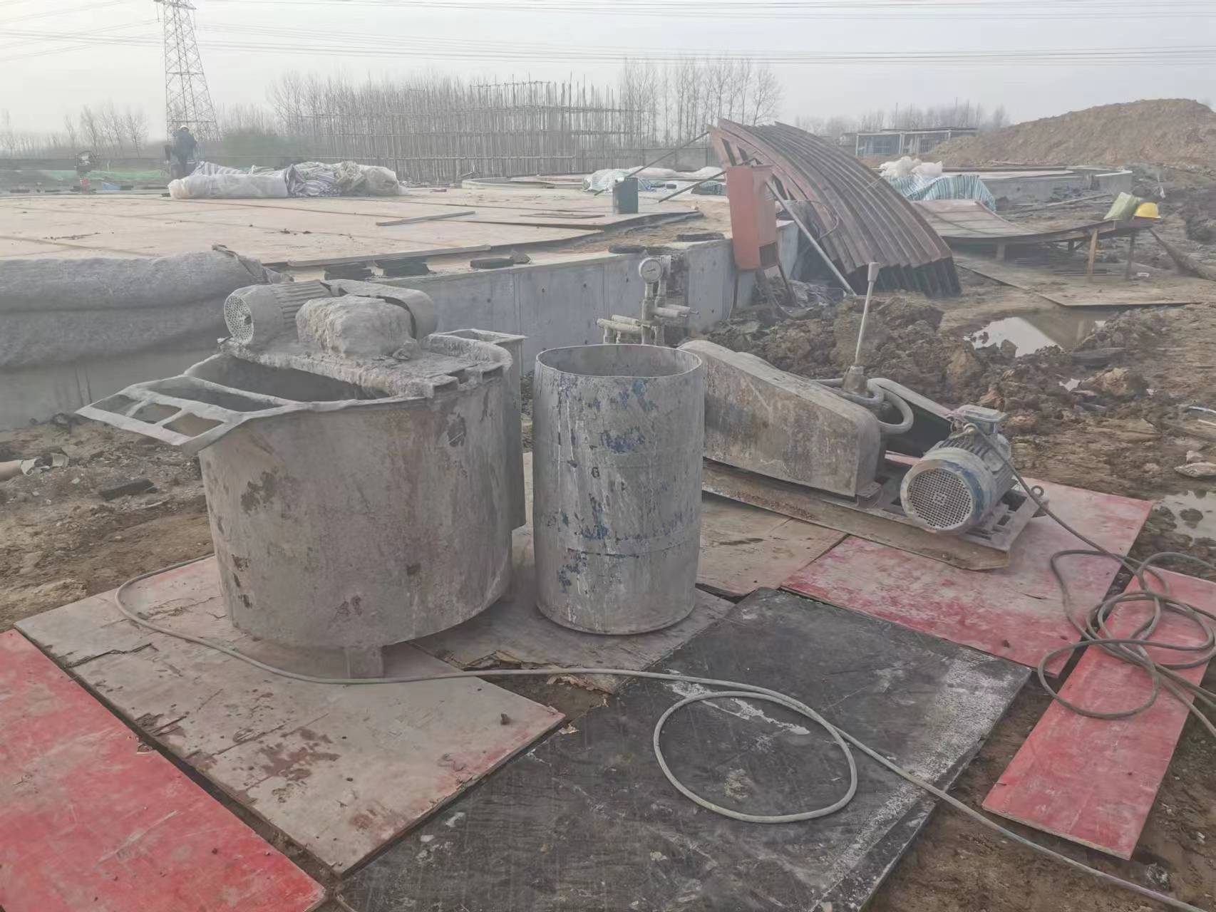 畜禽良种场顶管注浆